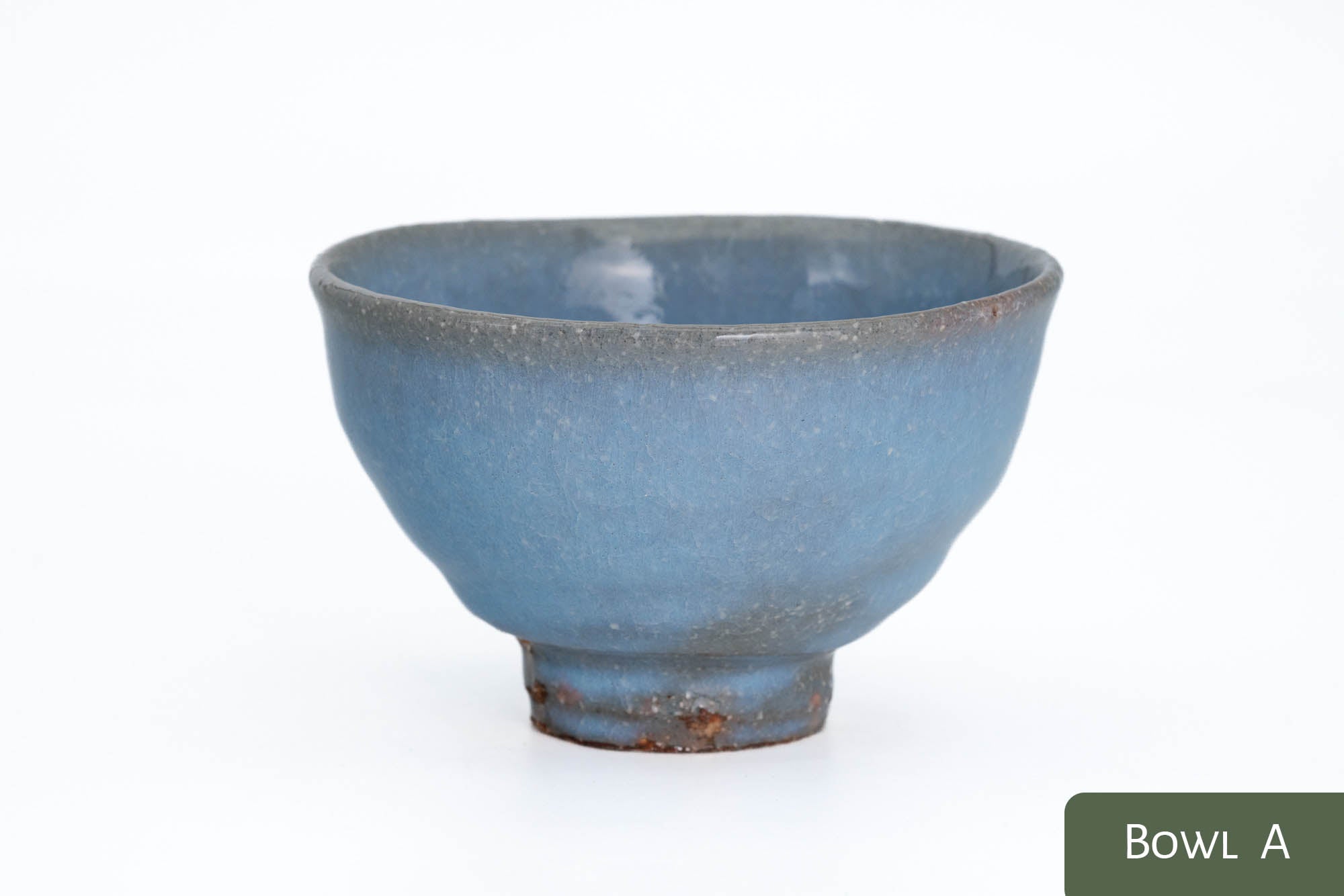 Milky Blue Hagi-yaki Ido Chawan