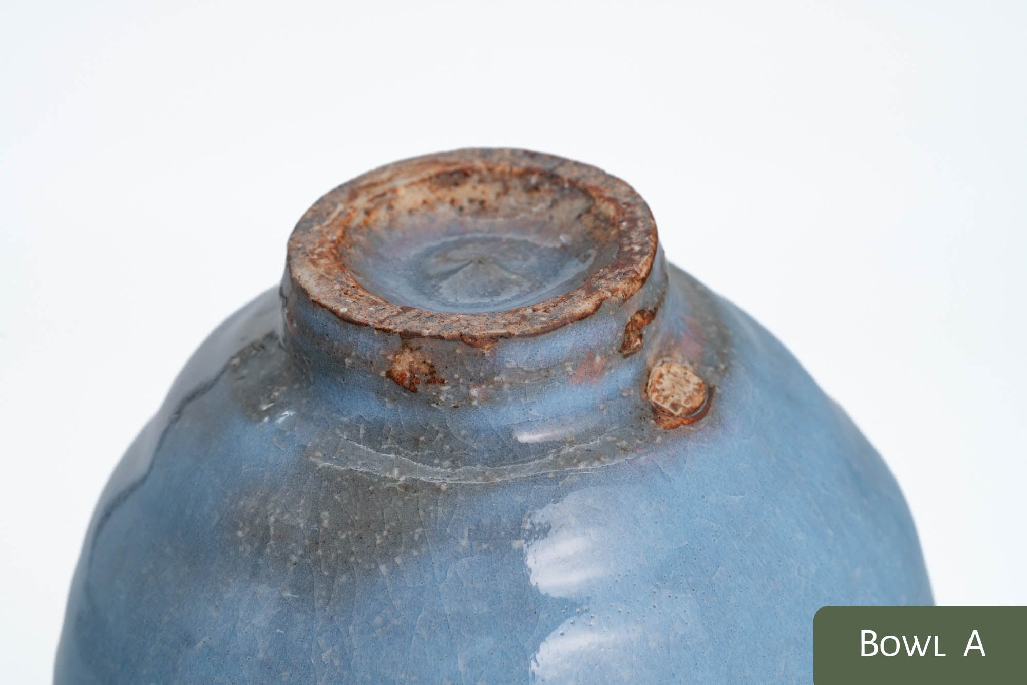 Milky Blue Hagi-yaki Ido Chawan