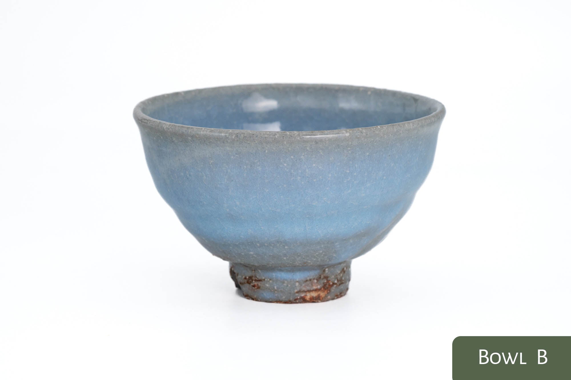 Milky Blue Hagi-yaki Ido Chawan