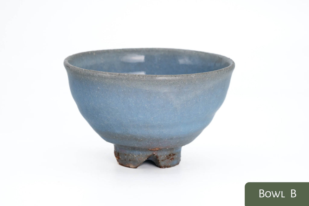 Milky Blue Hagi-yaki Ido Chawan