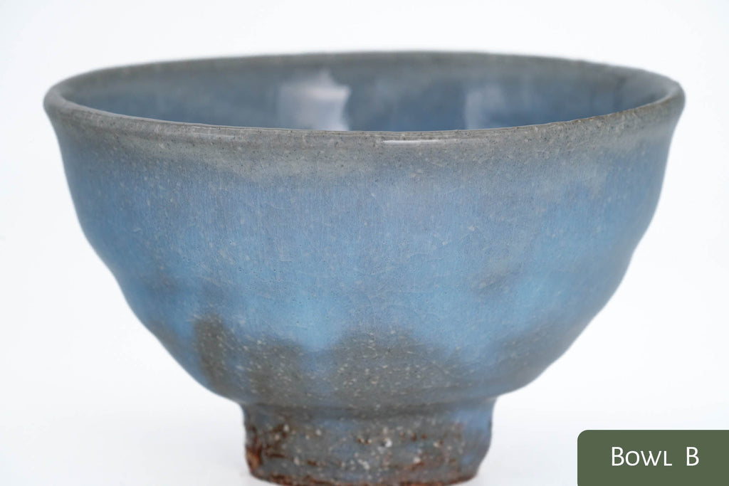 Milky Blue Hagi-yaki Ido Chawan