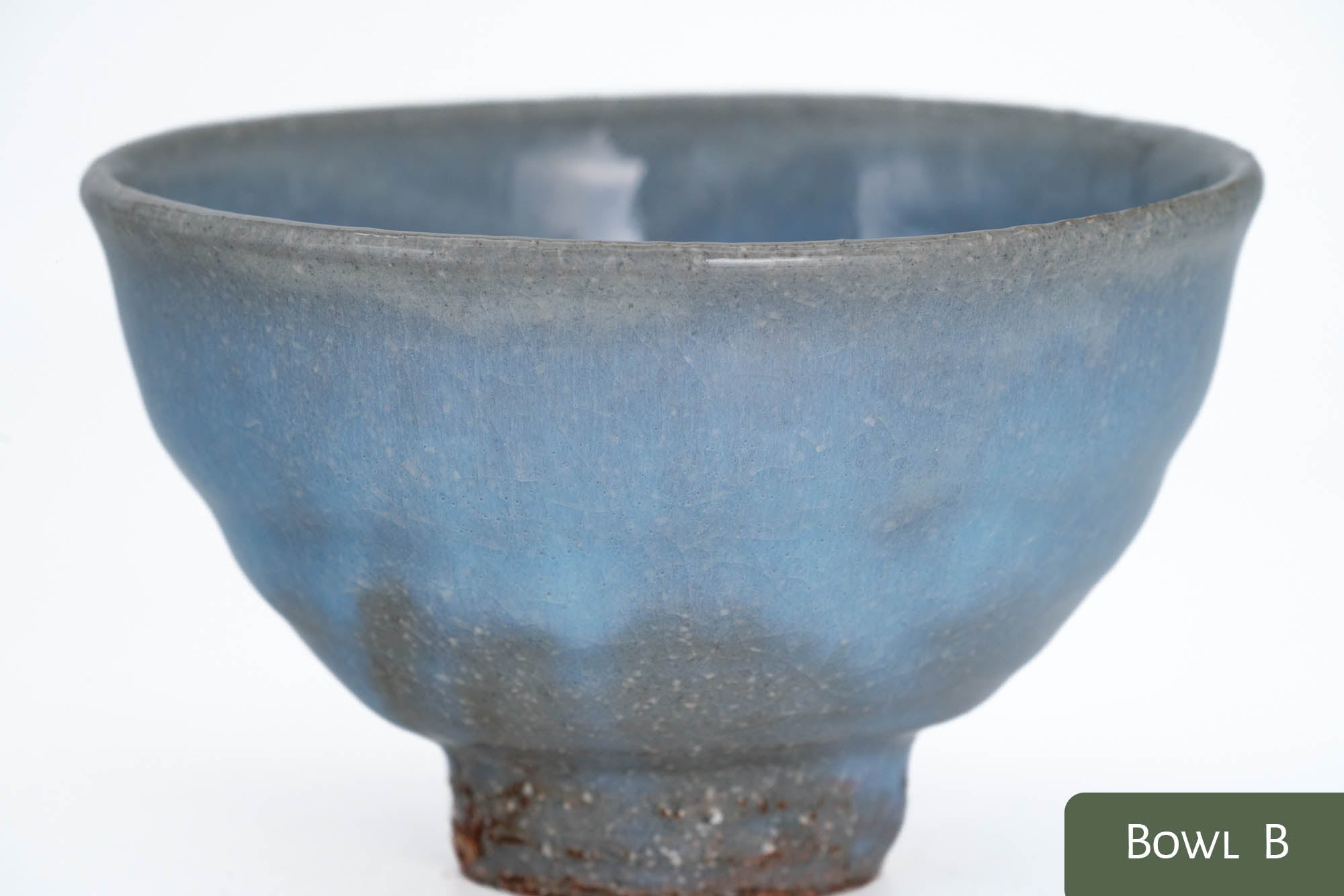 Milky Blue Hagi-yaki Ido Chawan