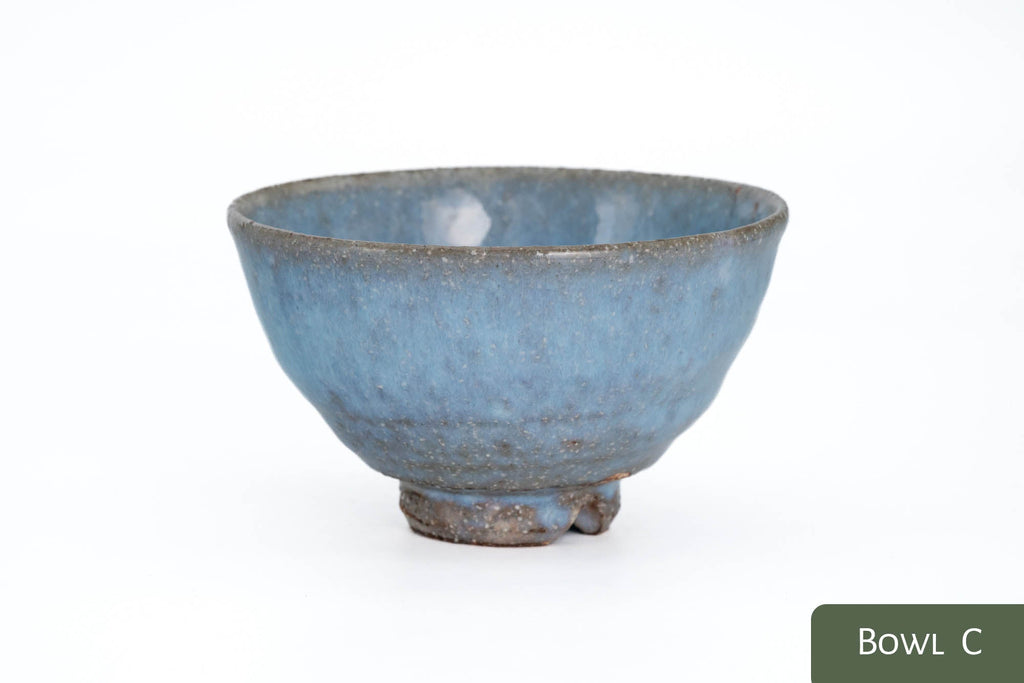 Milky Blue Hagi-yaki Ido Chawan