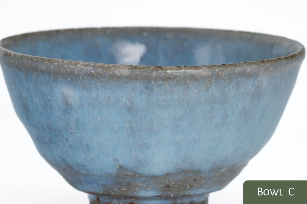 Milky Blue Hagi-yaki Ido Chawan