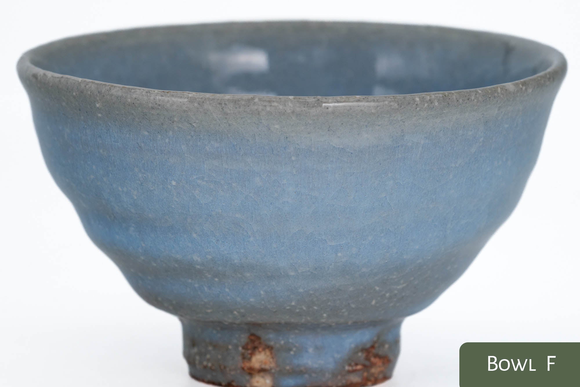 Milky Blue Hagi-yaki Ido Chawan