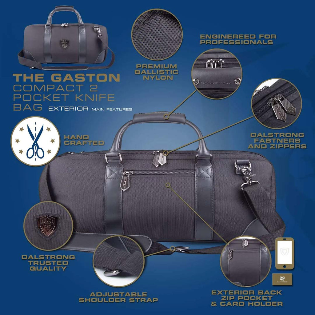 2 Pocket Knife Bag | Gaston | Compact | Dalstrong ©