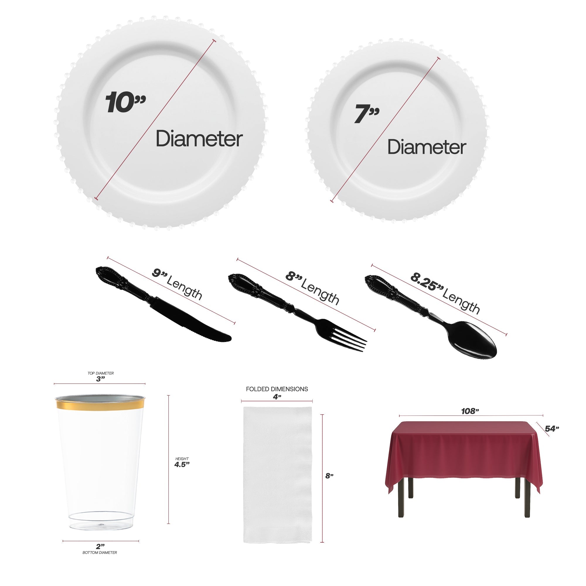 White and Burgundy NFL / NBA / MLB Set