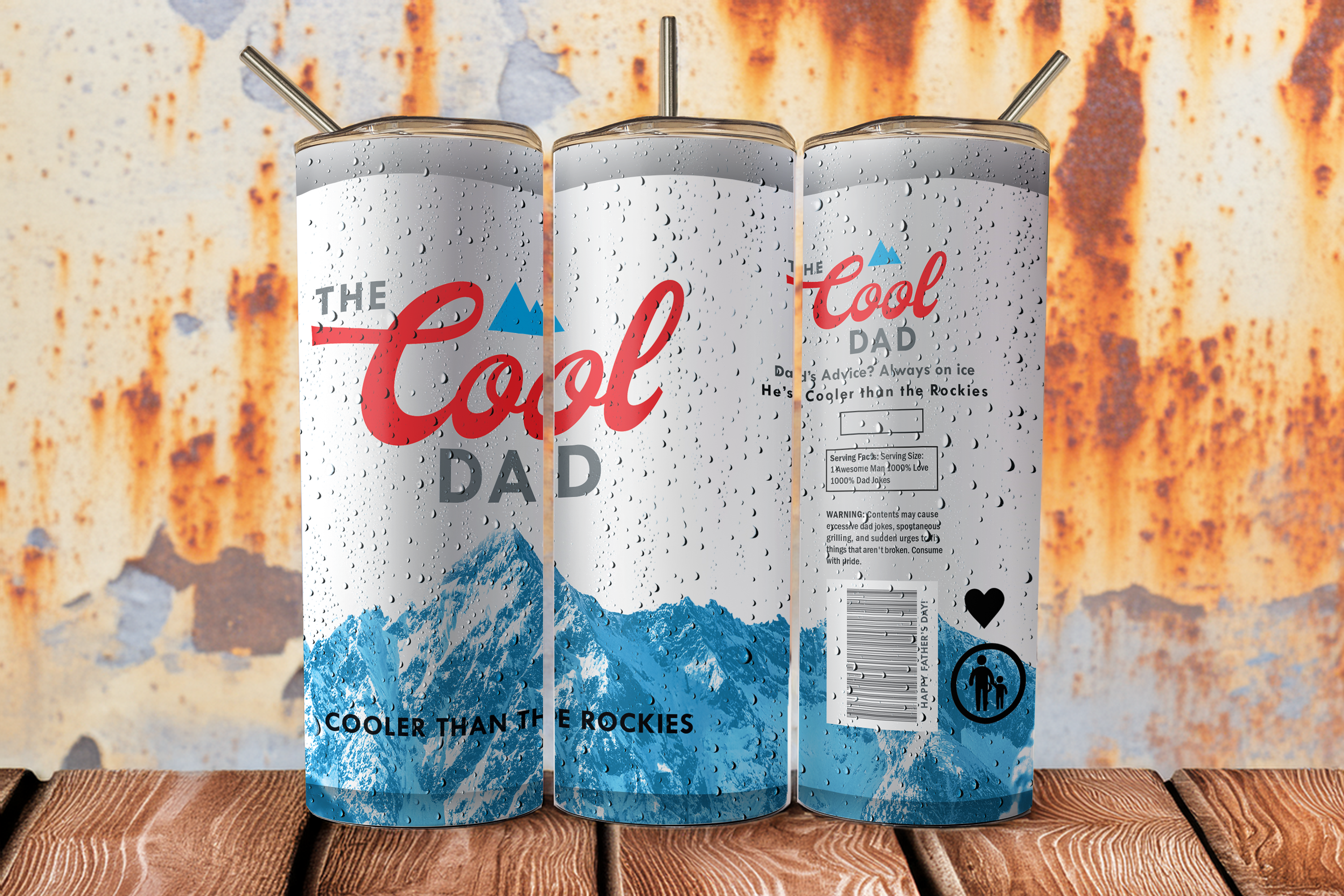 Assorted Ready to Press Sublimation Tumbler Prints (14 Pack) - Father's Day 2025