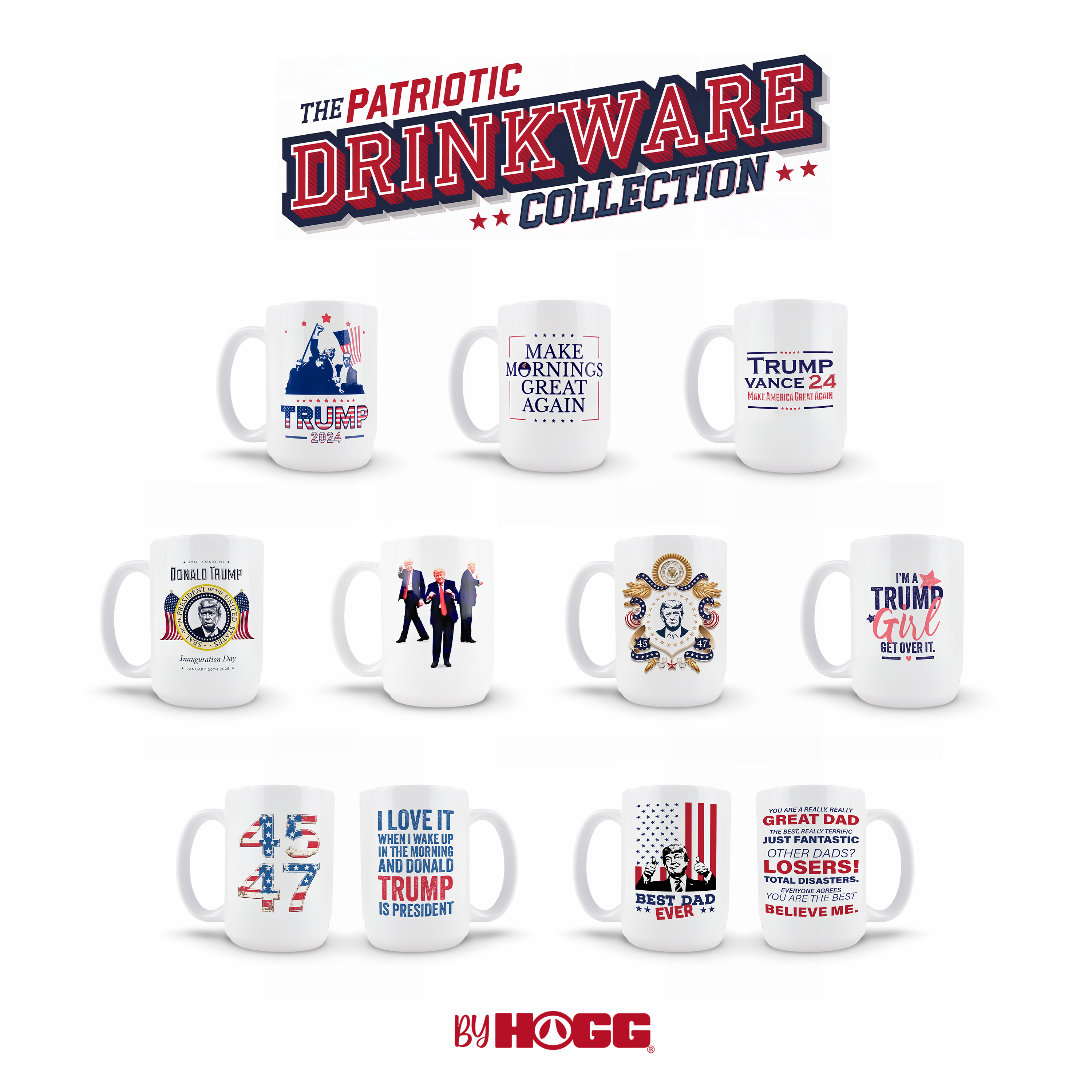 Red, White & Blue - Patriotic Tumbler Series