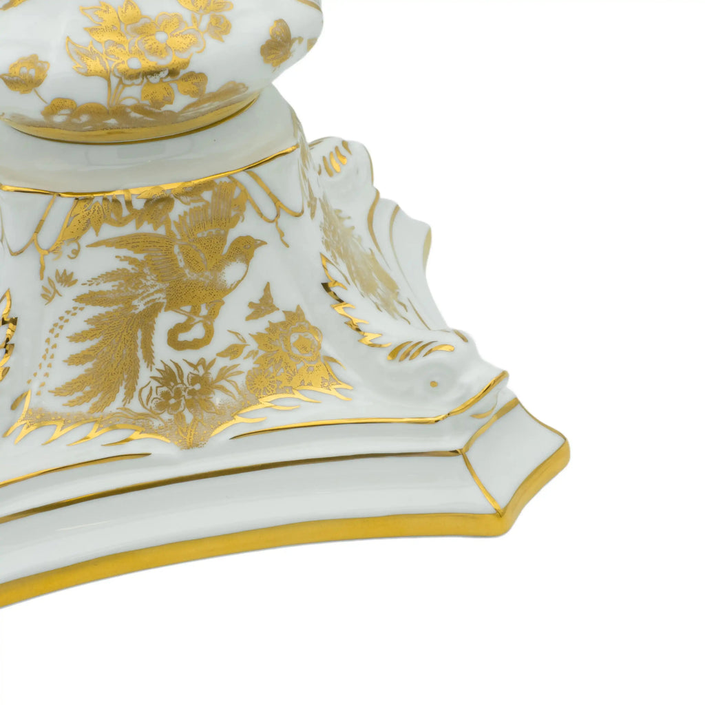 Royal Crown Derby Gold Aves Candlestick