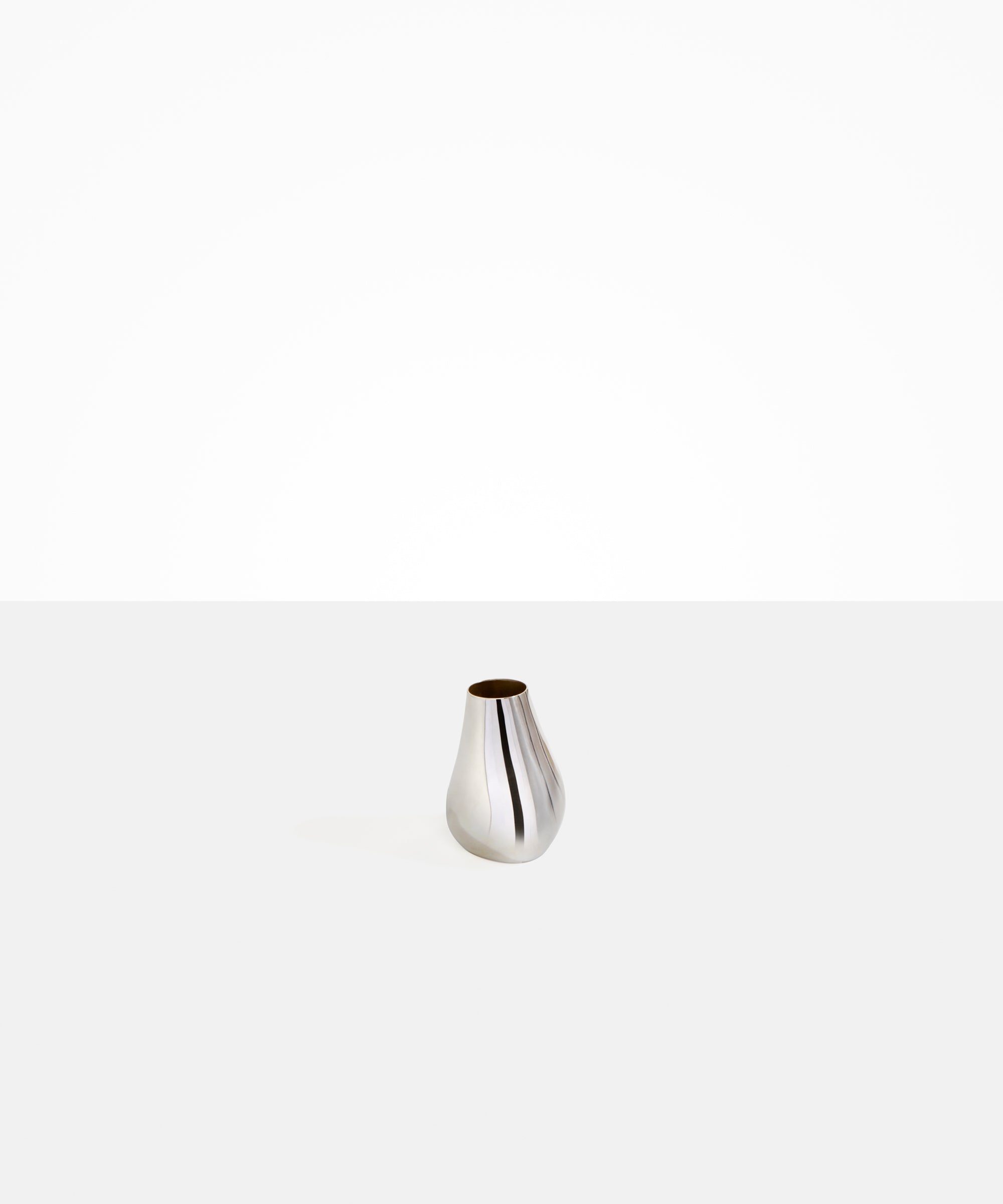 Small Metal Liquid Vase