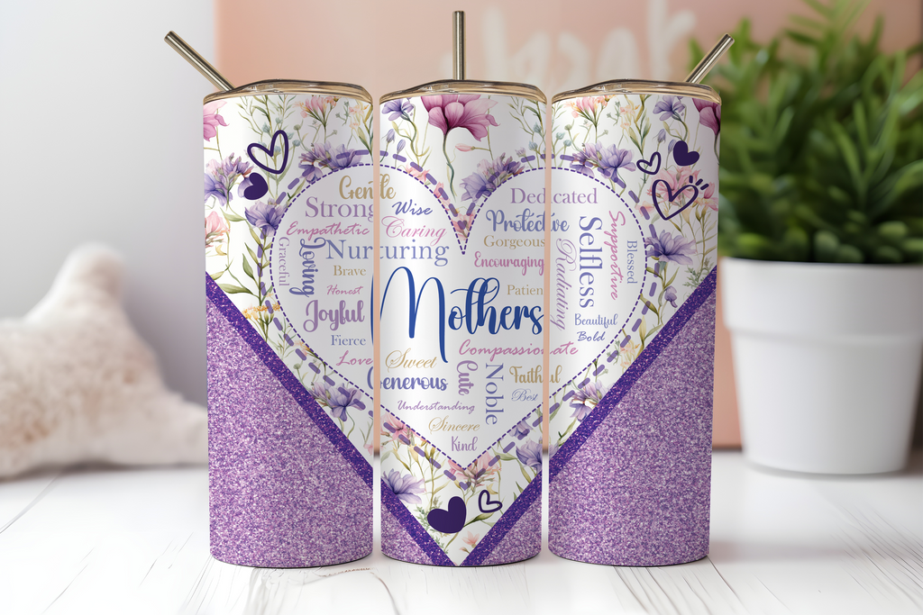Assorted Ready to Press Sublimation Tumbler Prints (12 Pack) - Mother's Day 2025