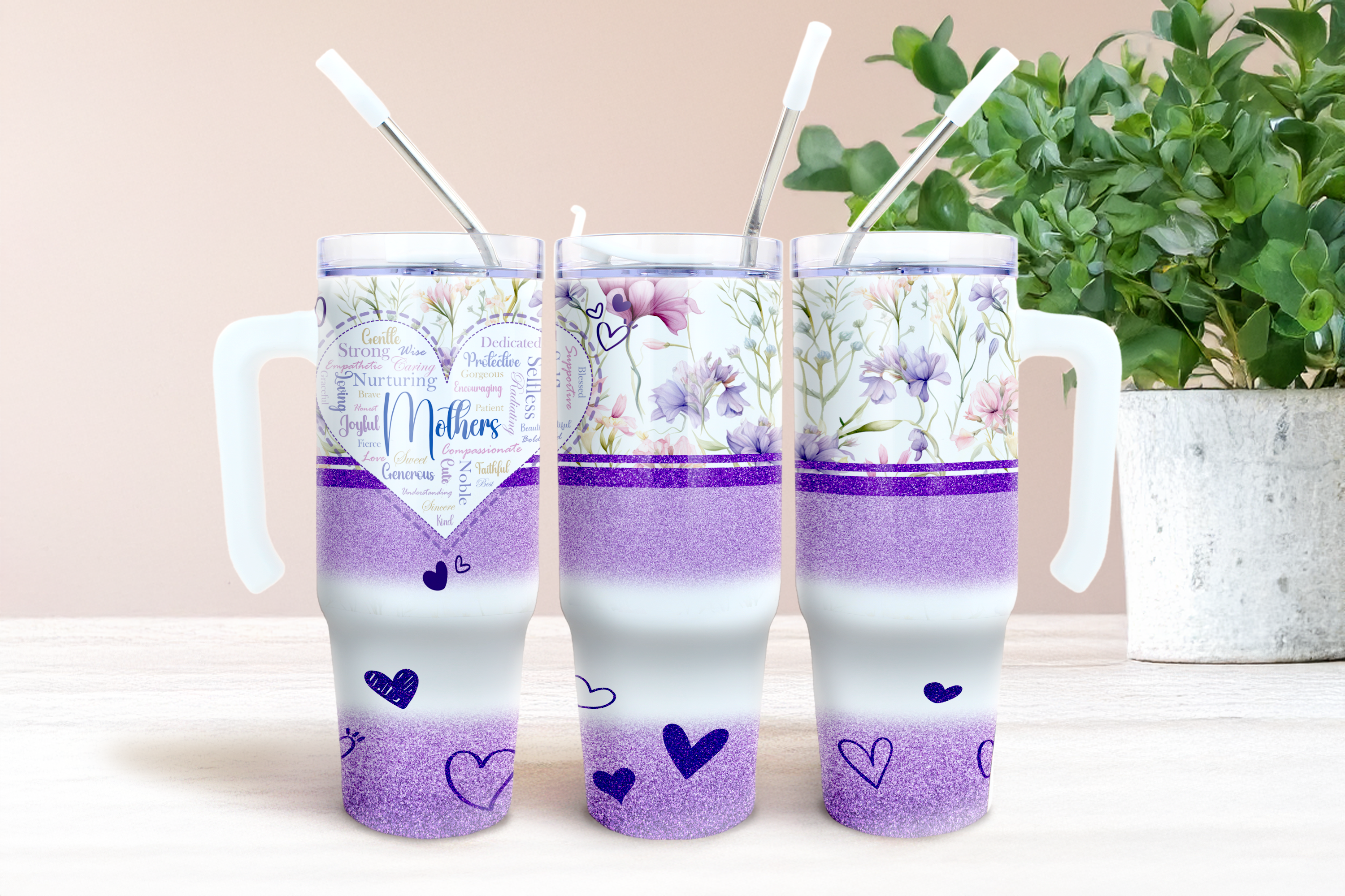 Assorted Ready to Press Sublimation Tumbler Prints (12 Pack) - Mother's Day 2025