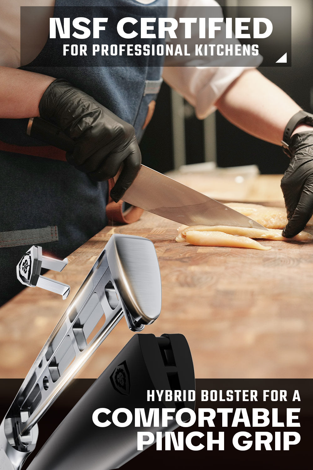 Chef's Knife 8" | Vanquish Series | NSF Certified | Dalstrong ©