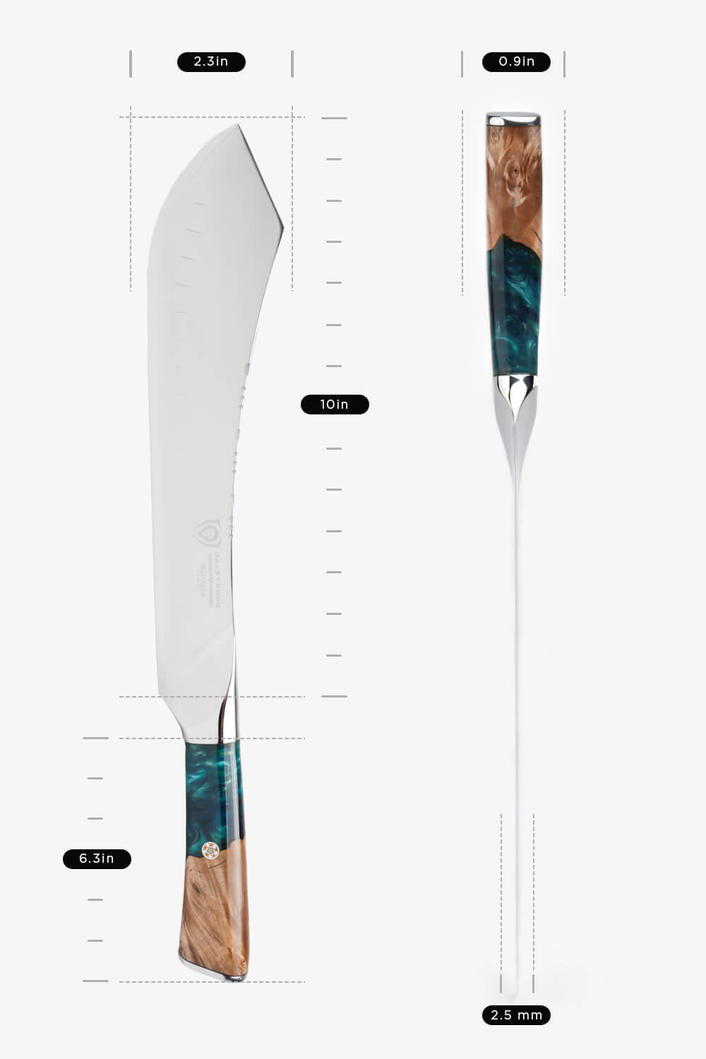 Bull-Nose Butcher Knife 10" | Valhalla Series | Dalstrong ©