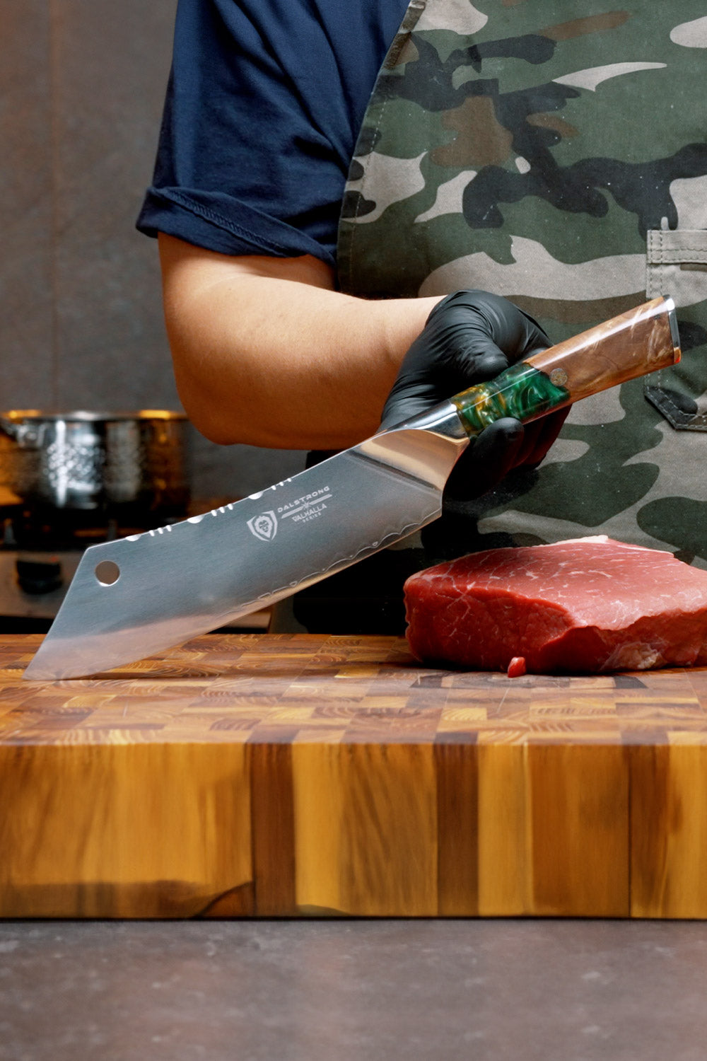 The Valhalla Series Bundle | 8" Chef Knife + 8" Chef & Crixus Hybrid Knife