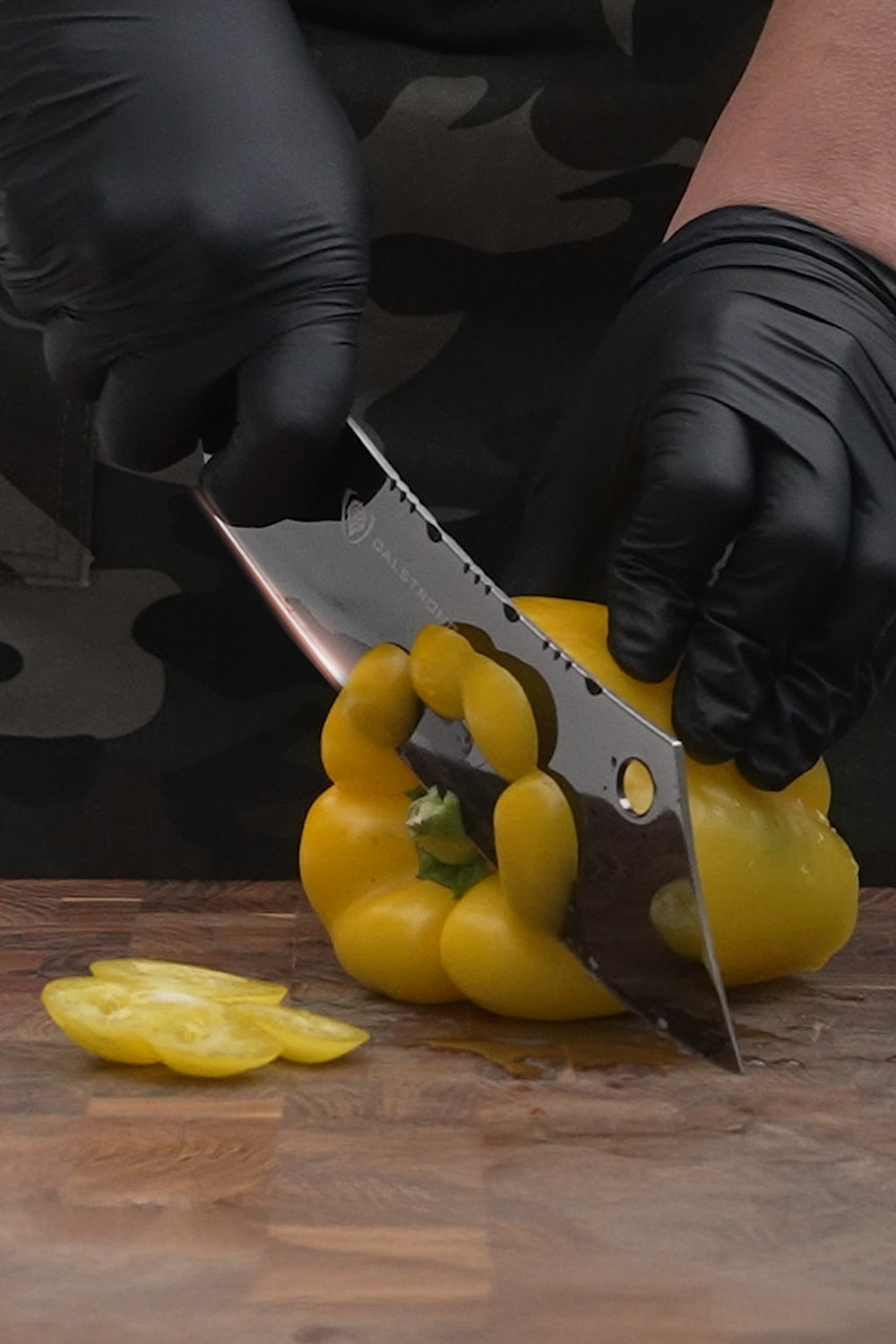 Valhalla Series Chef & BBQ Essentials | 8" Chef's Knife + 8" Chef-Cleaver Hybrid - The Crixus