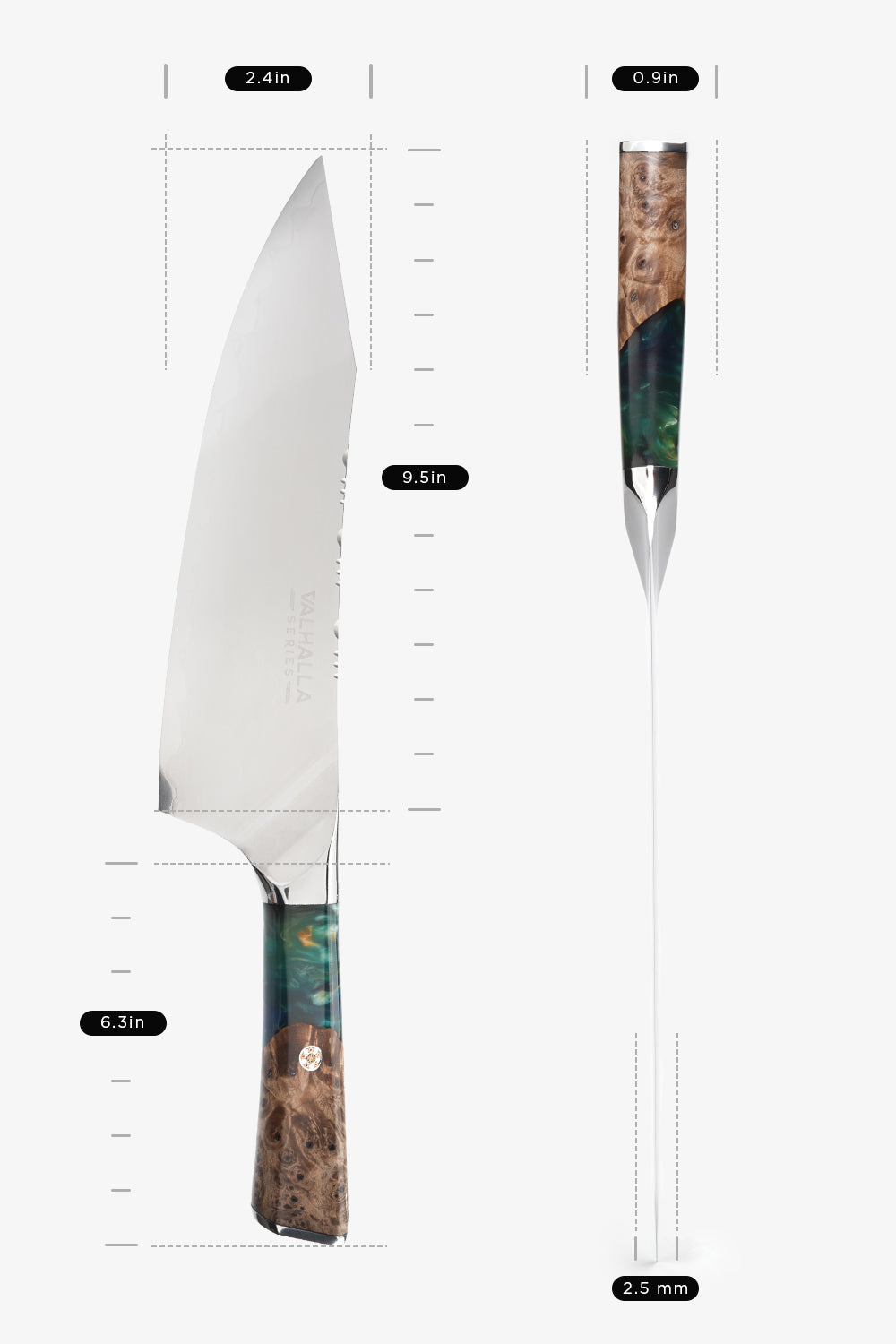 Chef's Knife 9.5" | Valhalla Series | Dalstrong ©