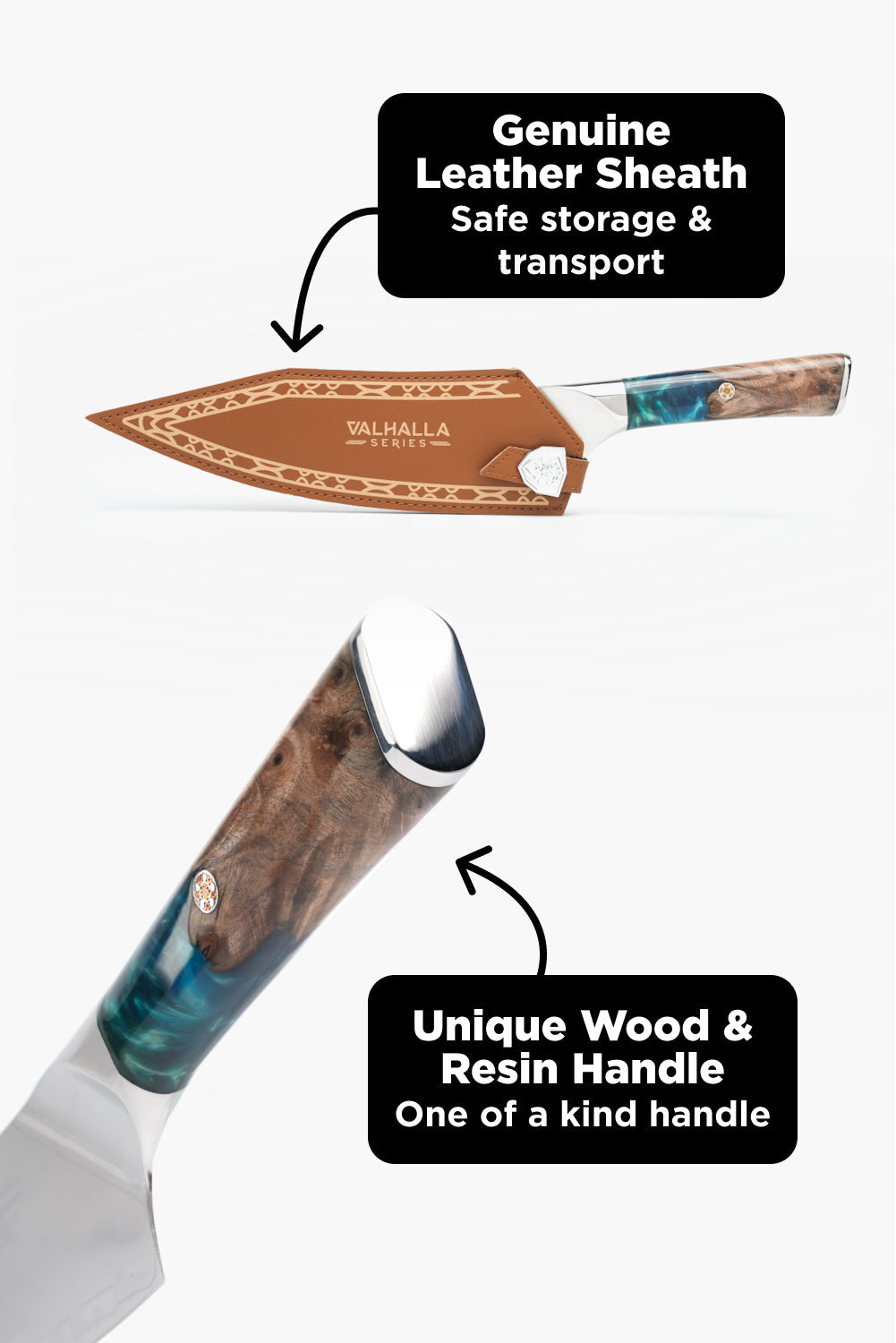 2 Piece Set | Chef Knife & Paring Knife | Valhalla Series | Dalstrong ©