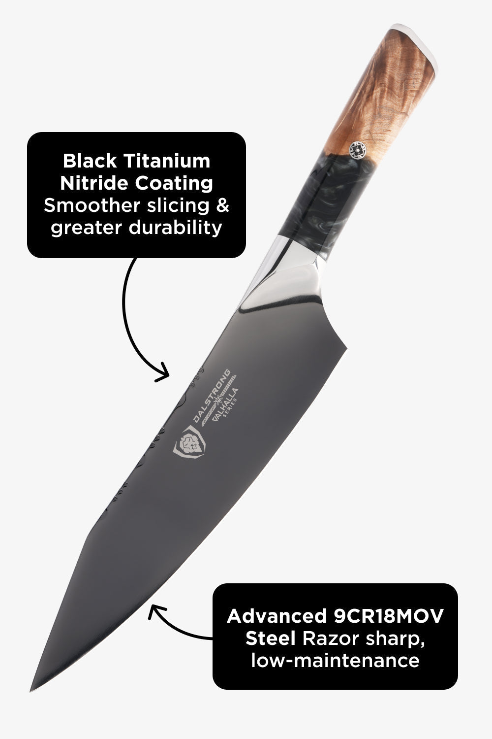 Knife Block Set | 5-Piece | Valhalla Series | Ravenstone Edition | Dalstrong ©