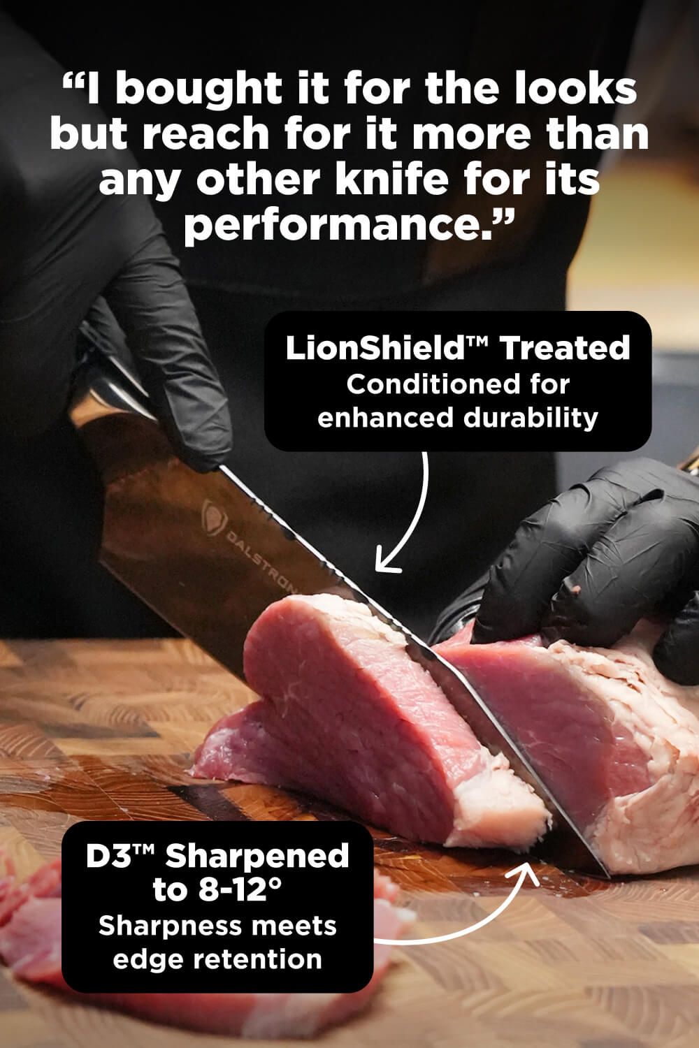 Chef's Knife 8" | Valhalla Series | Ravenstone Edition | Dalstrong ©