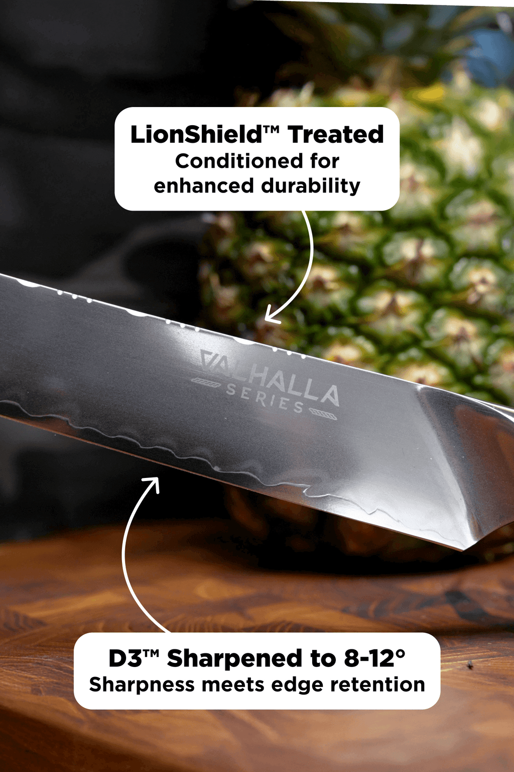 Slicing & Carving Knife 12" | White Handle | Valhalla Series | Dalstrong ©
