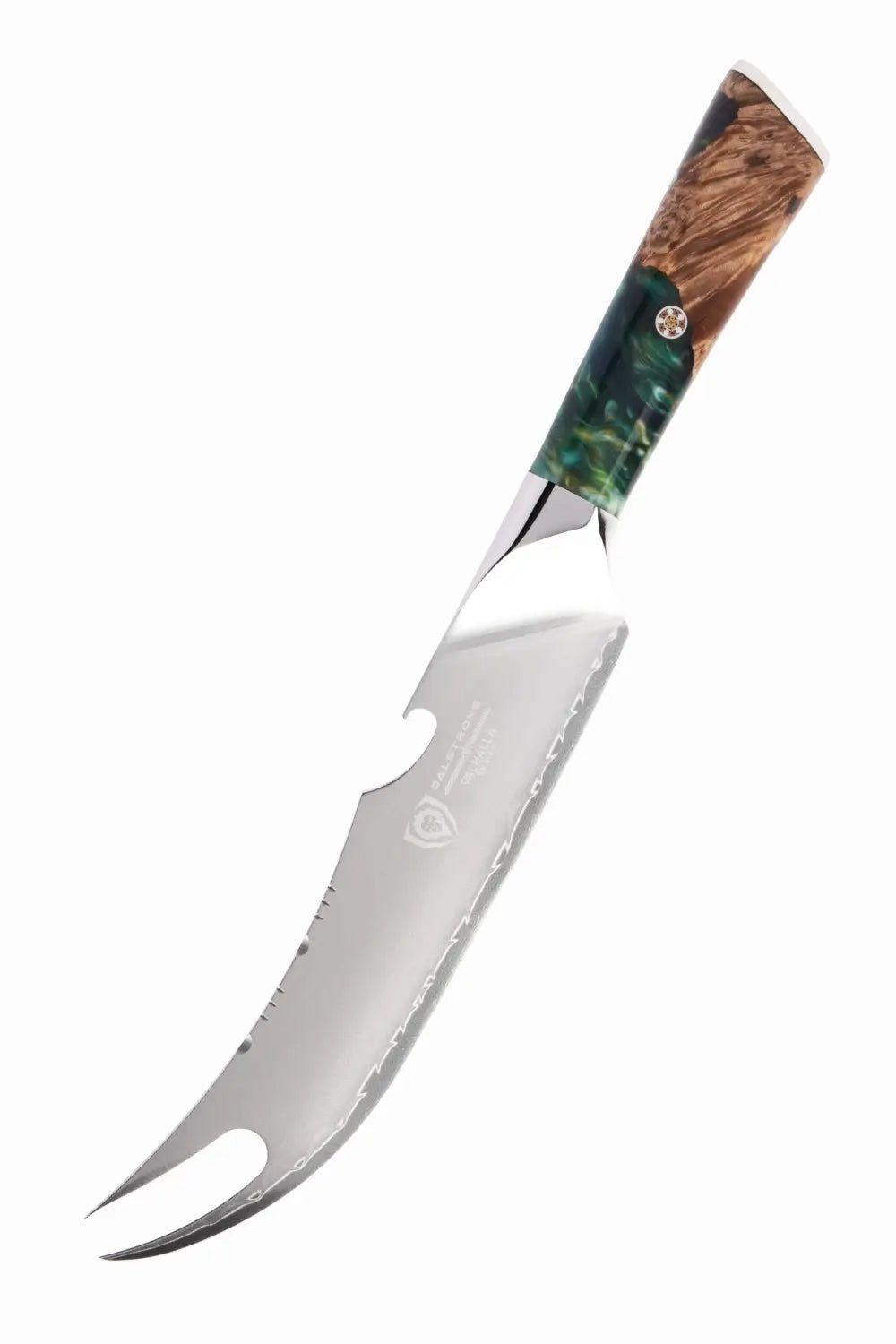 Pitmaster Knife 8" | Forked Tip & Bottle Opener | Valhalla Series | Dalstrong ©