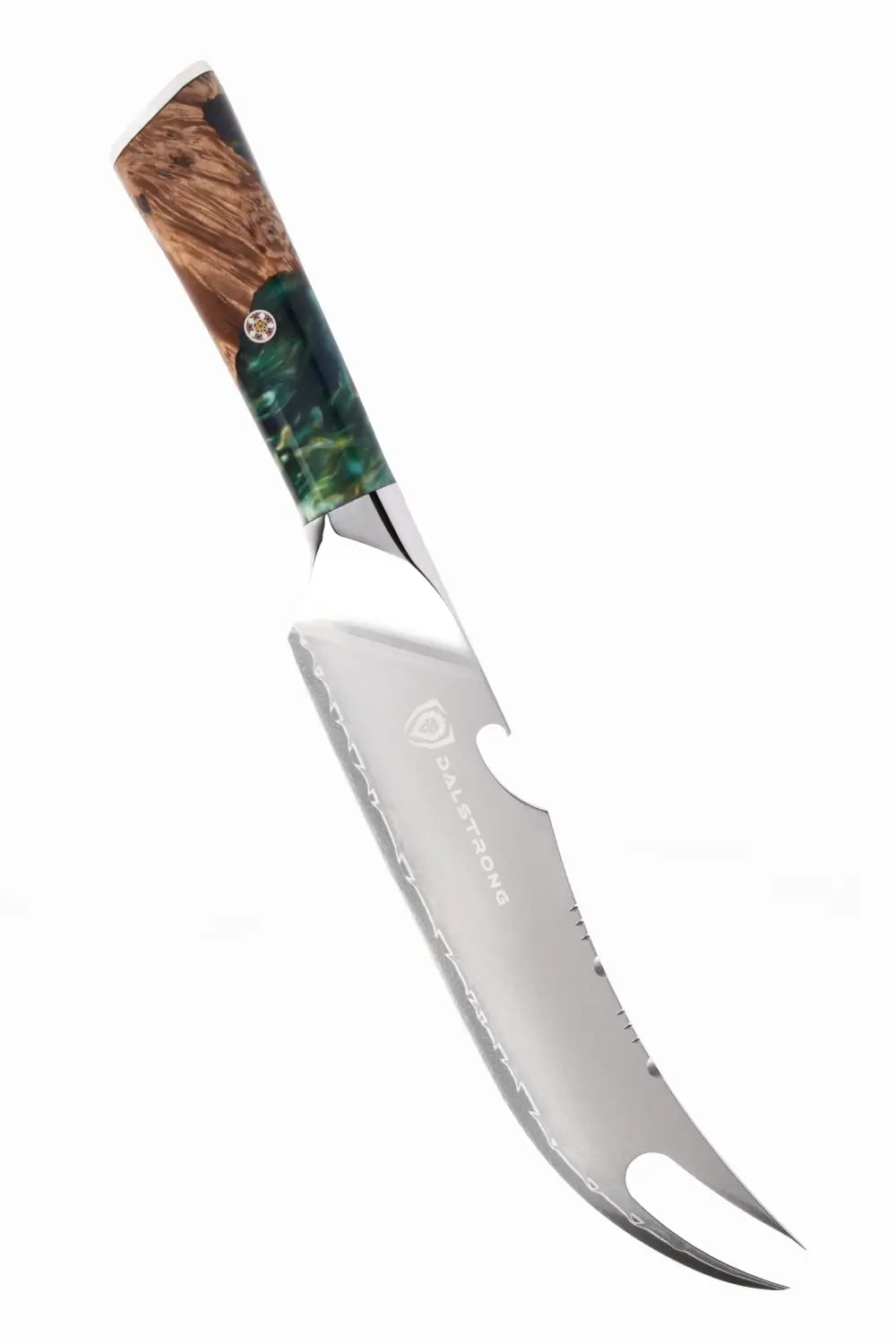 Pitmaster Knife 8" | Forked Tip & Bottle Opener | Valhalla Series | Dalstrong ©