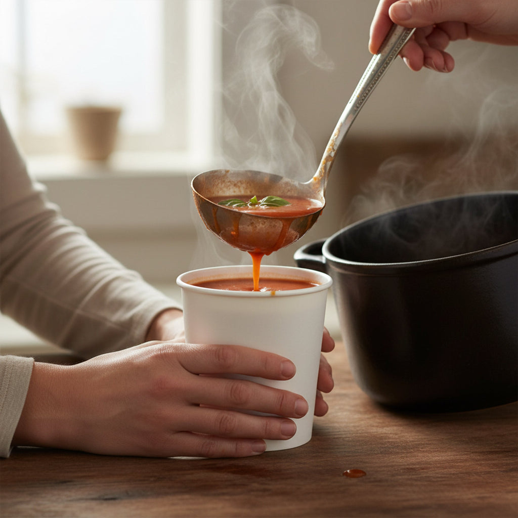 16 oz Squat Paper Soup Cups