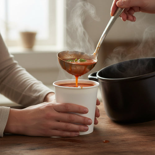 16 oz Squat Paper Soup Cups