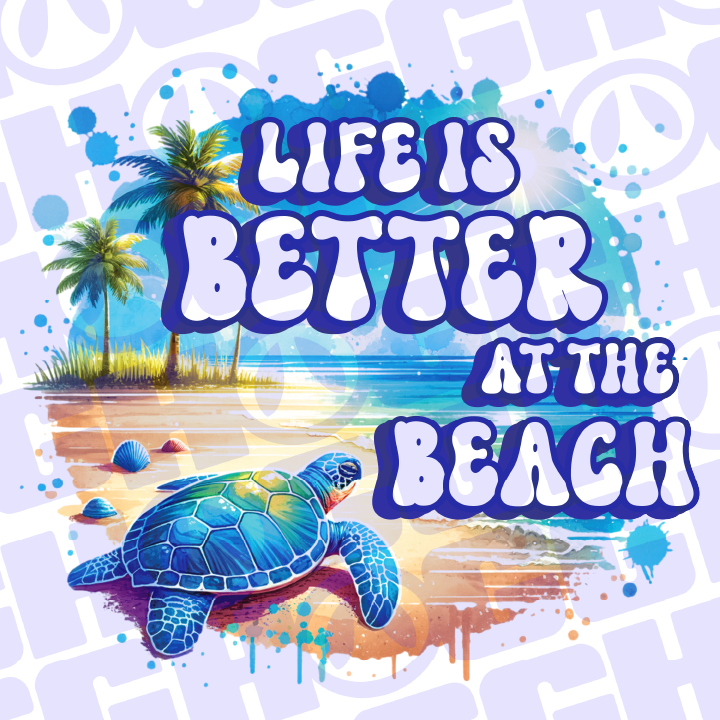 Multi Product Use - Digital Sublimation Designs - Vibrant Beach