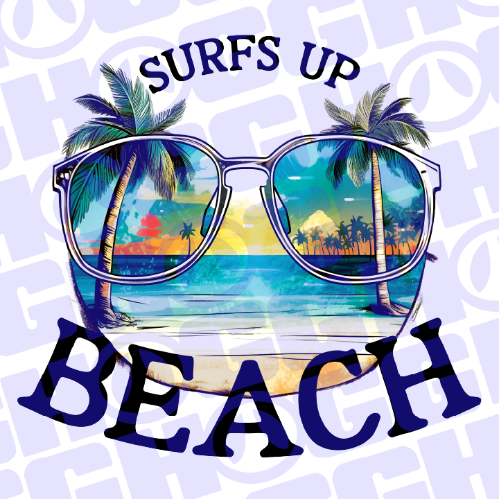 Multi Product Use - Digital Sublimation Designs - Vibrant Beach