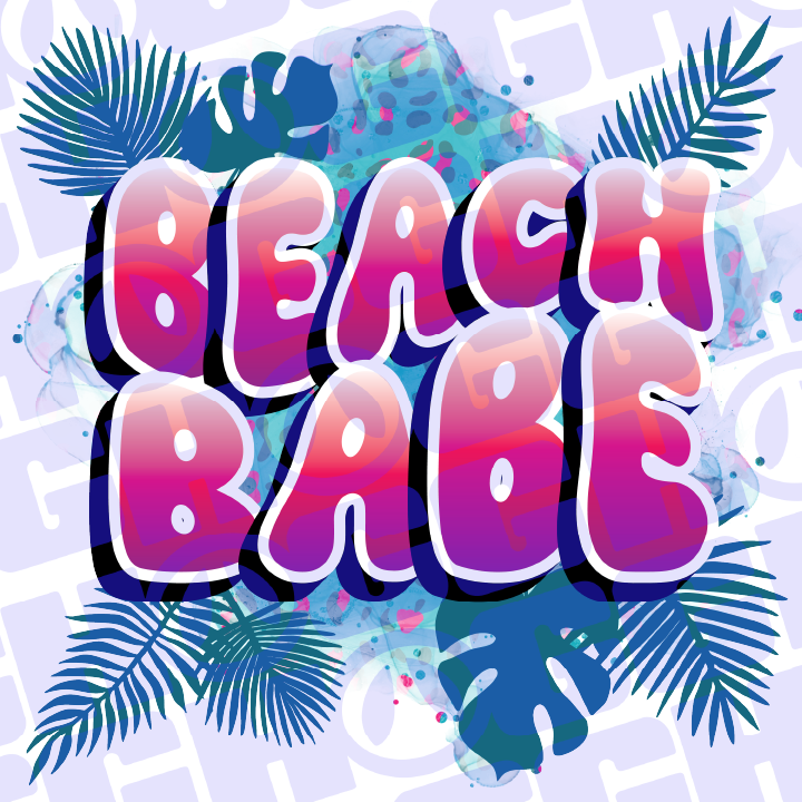 Multi Product Use - Digital Sublimation Designs - Vibrant Beach