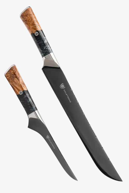 2 Piece Set | Slicing Knife & Boning Knife | Valhalla Series | Ravenstone Edition | Dalstrong ©