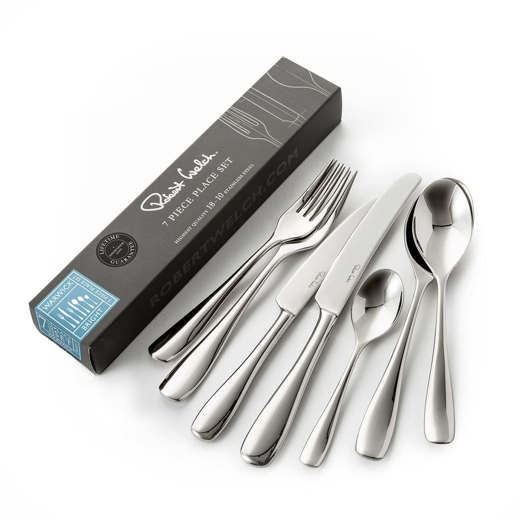 Warwick Bright Cutlery Place Setting, 7 Piece