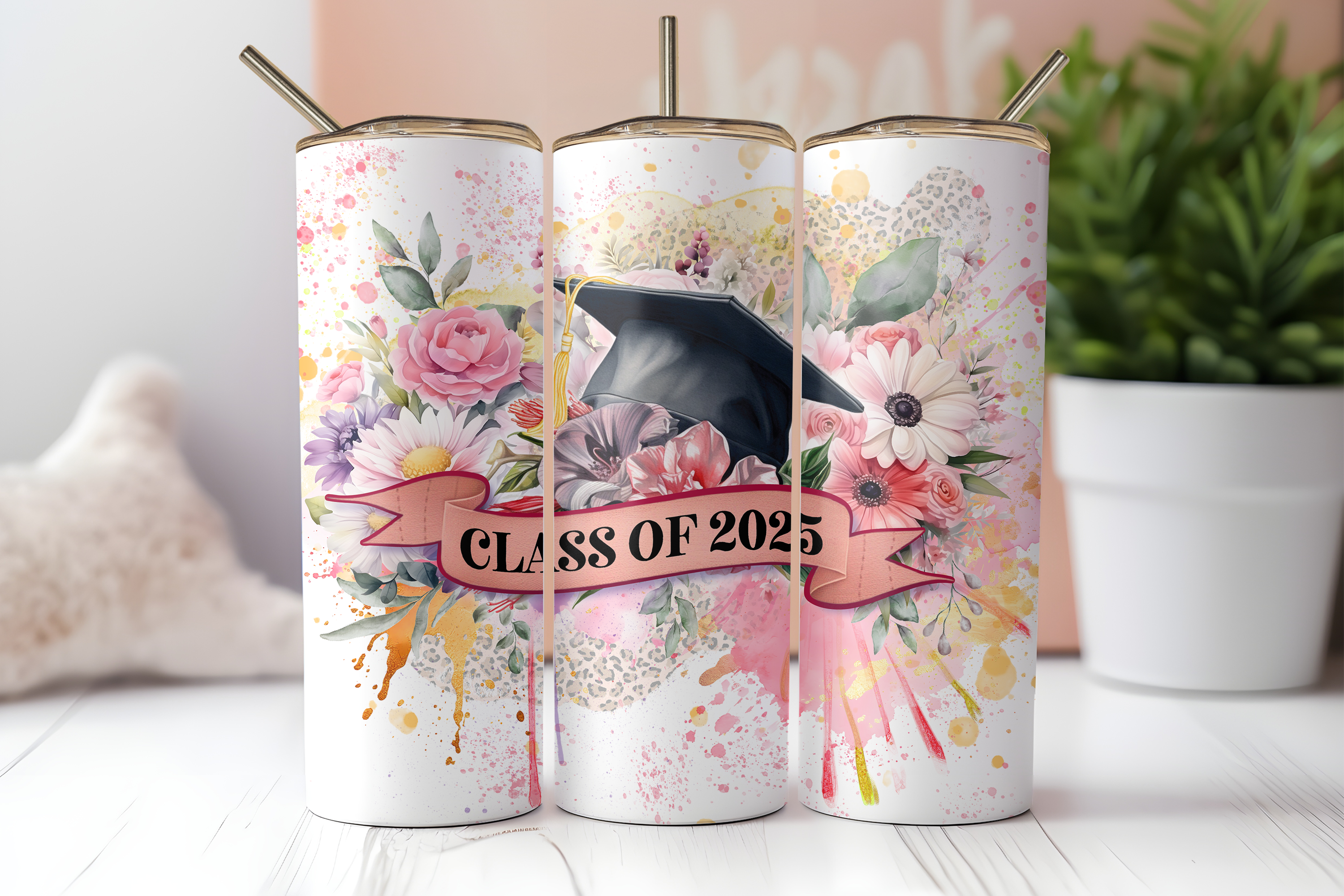 Digital Sublimation Designs - Graduation Tumbler Wraps