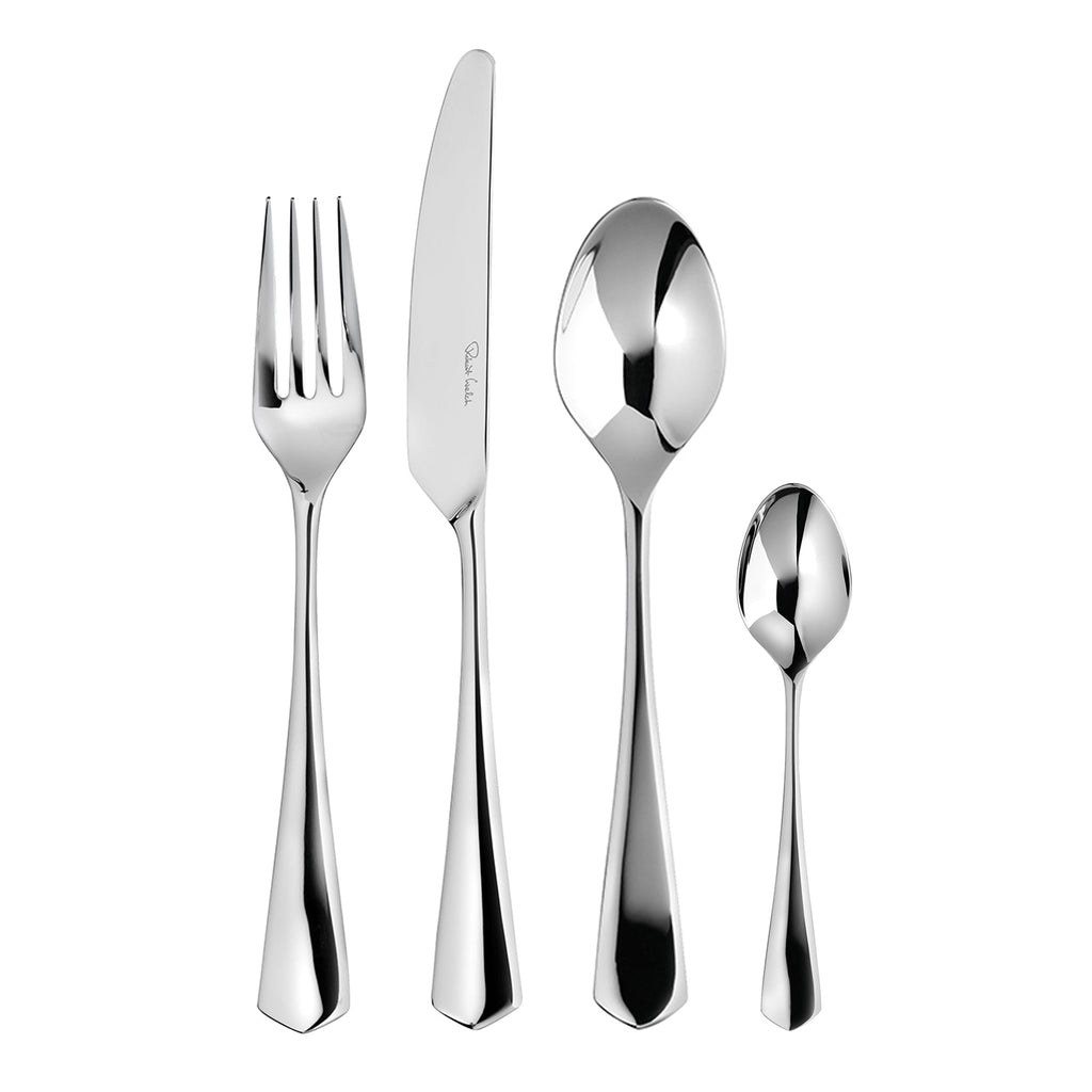 Westbury Bright Cutlery Set, 30 Piece for 6 People - 6 Free Steak Knives