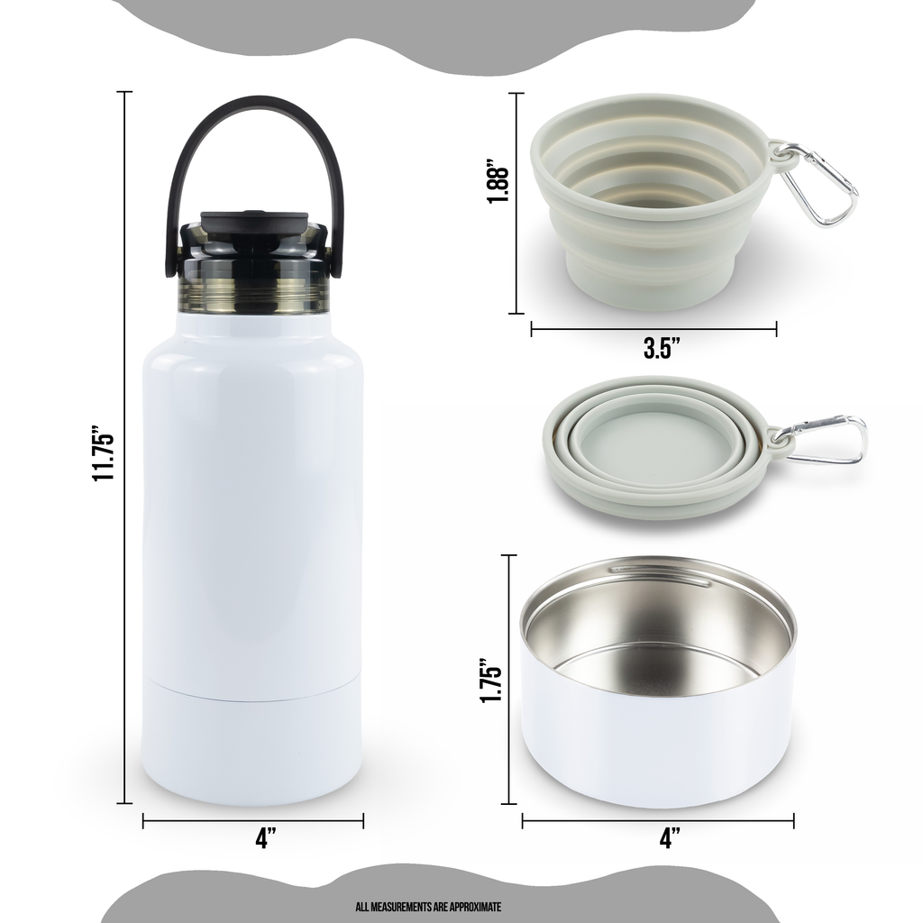 32oz Sublimatable Hydro Hound Tumbler