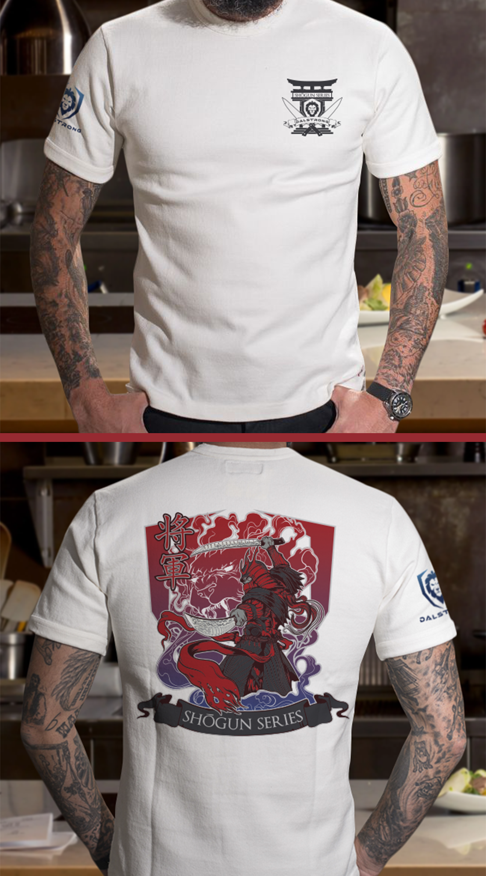 The Shogun Series Blades Up Tee