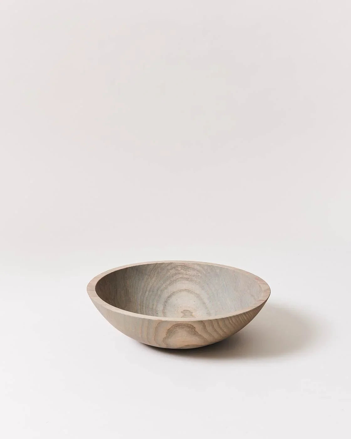 Round Wooden Salad Bowl