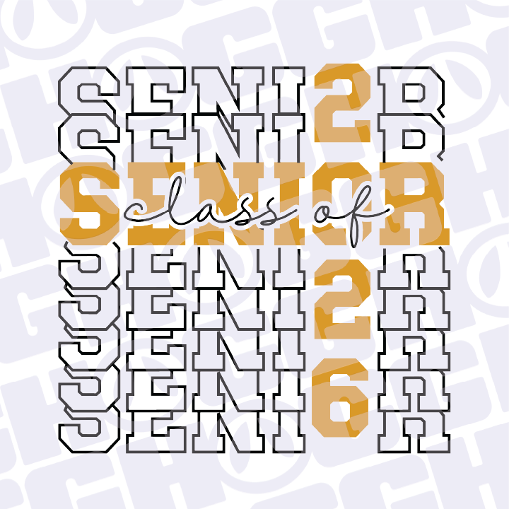 Multi Product Use - Digital Sublimation Designs - Class of 2026