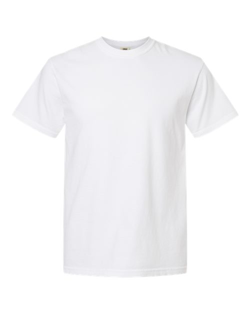 DTG Block Tubular T-Shirt 5050 – White - Adult