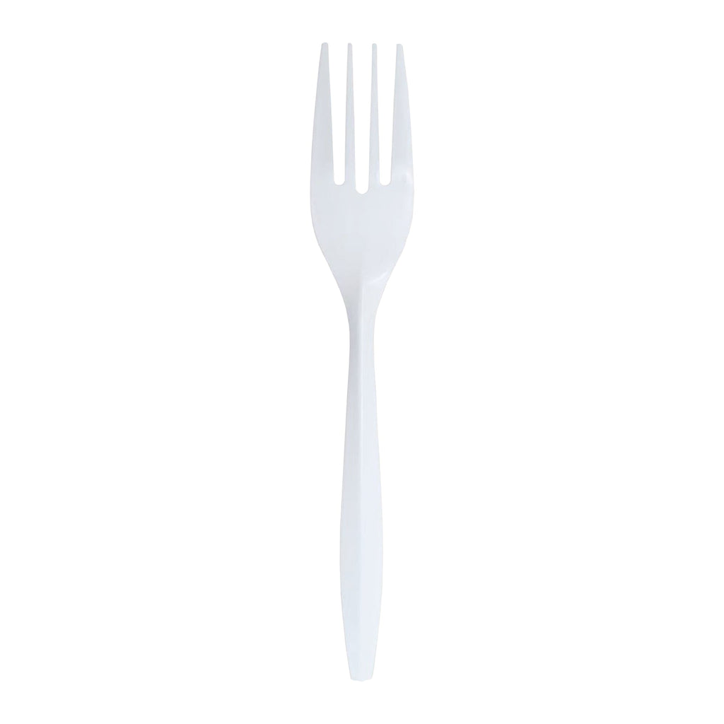 Medium Weight Disposable Plastic Forks