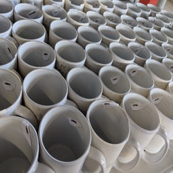 CustomHappy – 11oz White Custom Coffee Mugs (100 Qty)