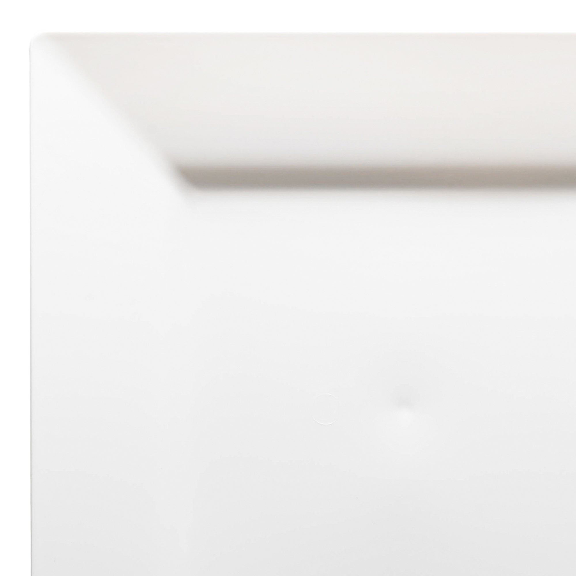 White Square Plastic Pastry Plates (4.5")