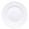 White Flair Plastic Dinner Plates (10.25")
