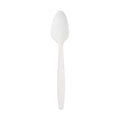 White Plastic Disposable Spoons