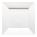 White Square Plastic Dinner Plates (10.25")