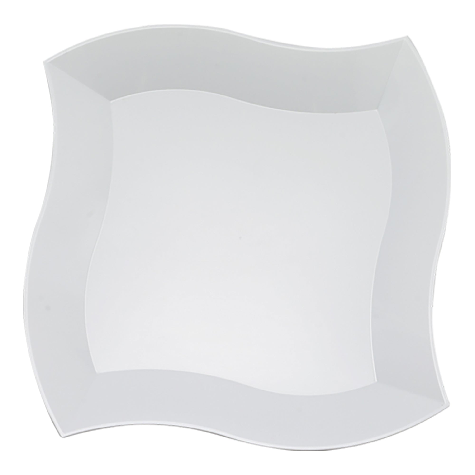 White Wave Plastic Appetizer/Salad Plates (7")