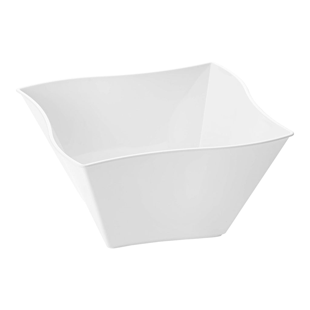 White Wave Plastic Soup Bowls (14 oz.)